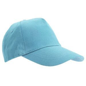 SOLS Unisex Buzz 5 Panel Baseball Cap / Atoll Blue